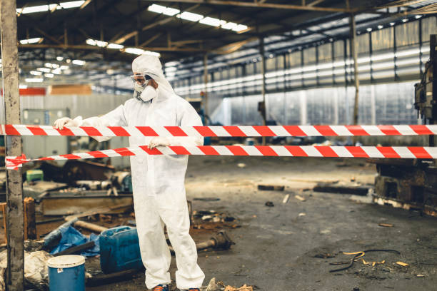 Professional Biohazard technician working in Mechanicsburg, PA